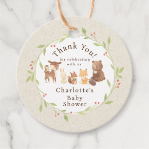 Enchanted Forest Thank You Favour Tags