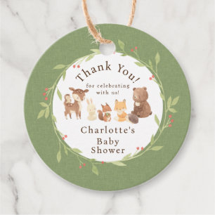 Enchanted Forest Thank You Favour Tags