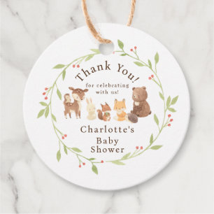Enchanted Forest Thank You Favour Tags
