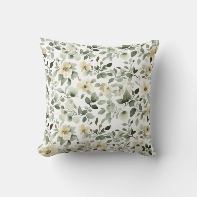 Enchanted Forest Throw Pillow (Front)