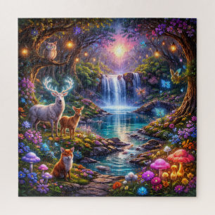 Enchanted Forest Waterfall Puzzle