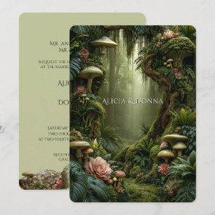 Enchanted Forest Wedding   Invitation