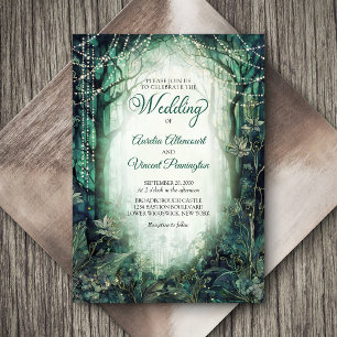 Enchanted Forest Wedding Invitation