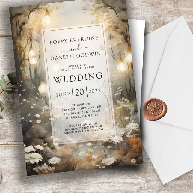 Enchanted Forest Wedding Invitation (Creator Uploaded)