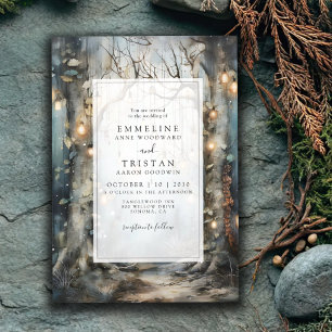 Enchanted Forest Wedding Invitation