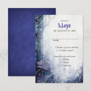 Enchanted Forest Wedding RSVP Card