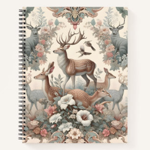 Enchanted Forest Whispers: Victorian Wildlife Notebook