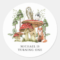 Enchanted Forest Woodlands Boy First Birthday