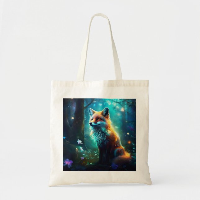 Enchanted Fox Tote Bag (Front)