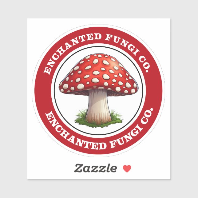 Enchanted Fungi Red Amanita Muscaria Sticker (Sheet)