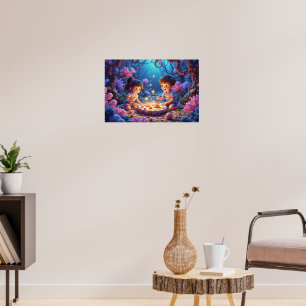 Enchanted Garden Adventure of Kids Poster
