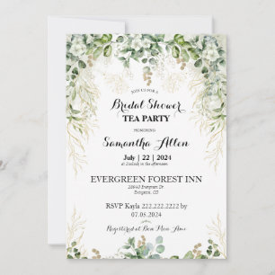 Enchanted Garden: Bridal Shower Invitation