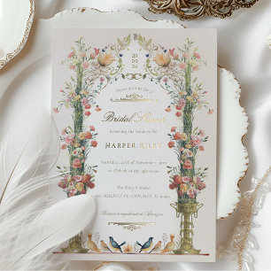 Enchanted Garden Bridal Shower Vintage Flair