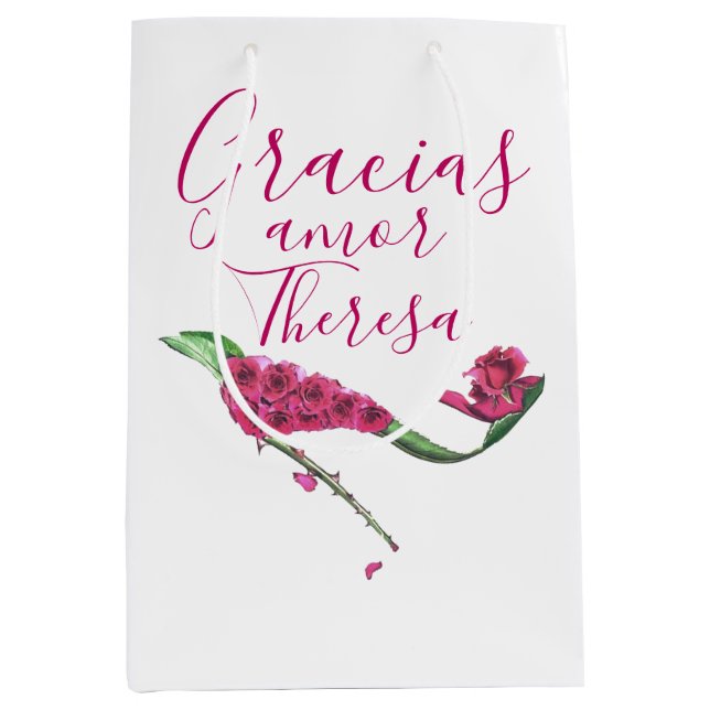 Enchanted Garden Fairy Shoes Celebration Medium Gift Bag (Front)