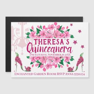 Enchanted Garden Fairy Shoes - Lámpara rosa