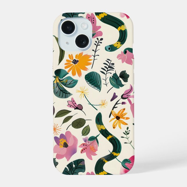 Enchanted Garden iPhone 15 Case (Back)