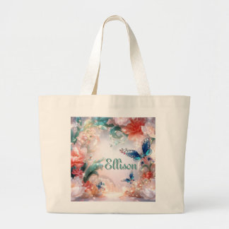 Enchanted Garden Large Tote Bag
