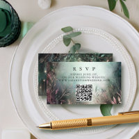 Enchanted Garden QR Code Online RSVP Wedding