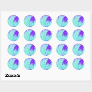 Enchanted Gardens - Field of Illumination Classic Round Sticker