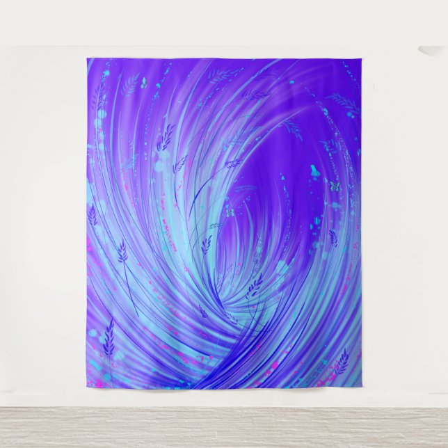 Enchanted Gardens - Moonflow  Tapestry (Front)