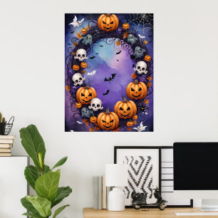 Enchanted Halloween Night Poster