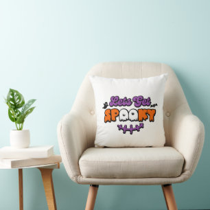 Enchanted Hauntings Halloween Let's Get Spooky Cushion