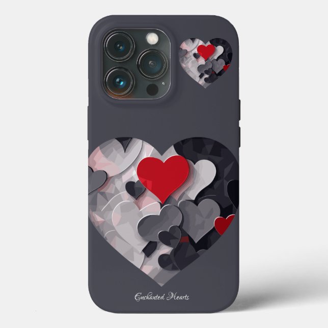 Enchanted Hearts Case-Mate iPhone Case (Back)