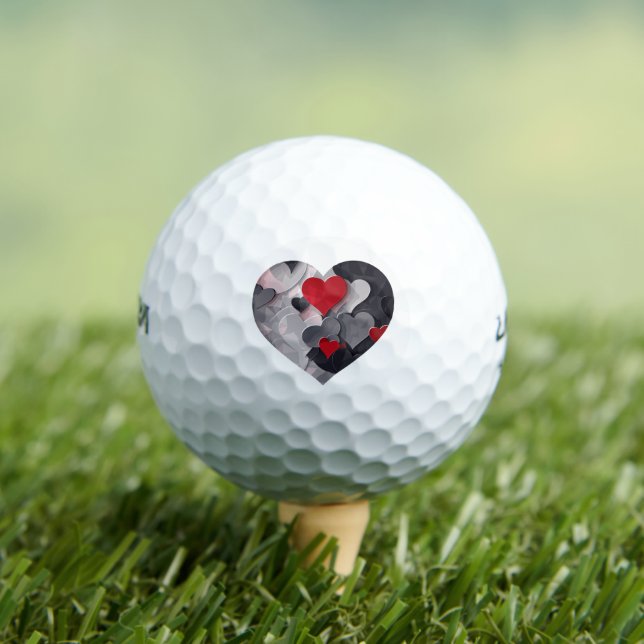 Enchanted Hearts Golf Balls (Insitu Tee)