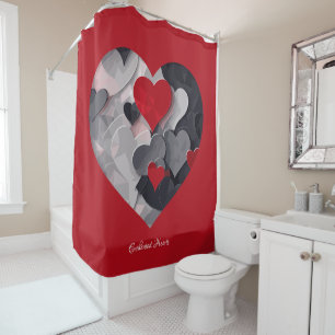 Enchanted Hearts Shower Curtain