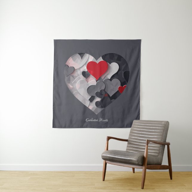 Enchanted Hearts Tapestry (In Situ)