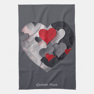 Enchanted Hearts Tea Towel