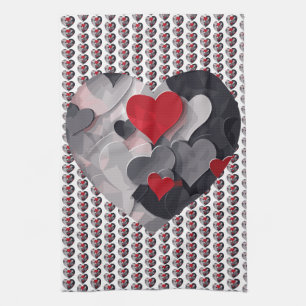 Enchanted Hearts Tea Towel