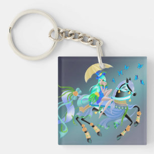 Enchanted Horse Ride  Key Ring