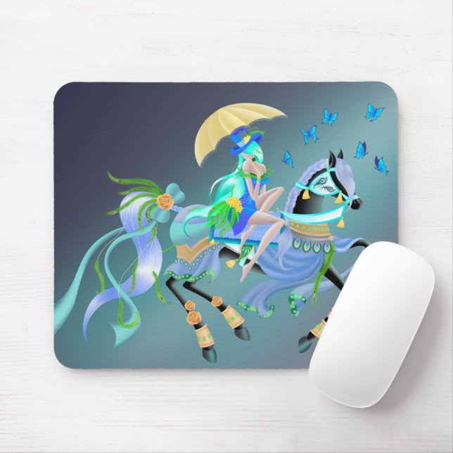 Enchanted Horse Ride  Mouse Mat (With Mouse)