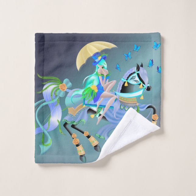 Enchanted Horse Ride  Wash Cloth (Wash Cloth)