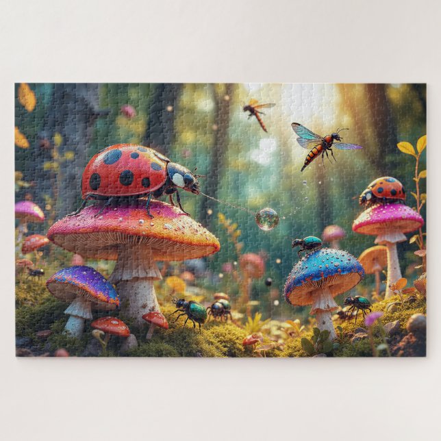 Enchanted Insect Carnival Jigsaw Puzzle (Horizontal)