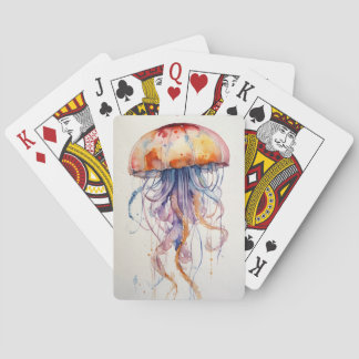"Enchanted Jellies: Premium Jellyfish Playing Card