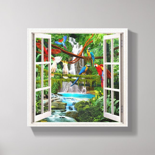 ENCHANTED JUNGLE CANVAS PRINT (Front)