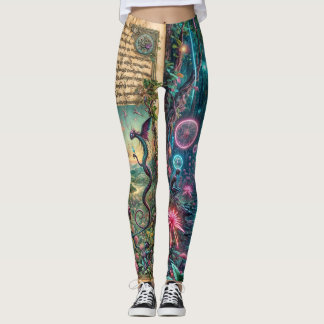 Enchanted Junk Journal Leggings