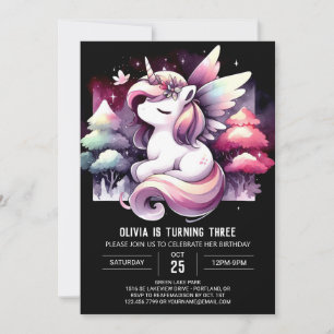 Enchanted Kids Horse Birthday Invitation