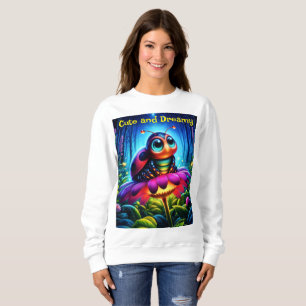 Enchanted Ladybug soft glowing fantasy flower Sweatshirt