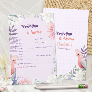Enchanted Lavender Baby Shower Prediction Advice