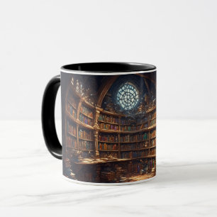 Enchanted Library Mug – Cosy & Magical Book Lovers