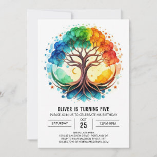 Enchanted Life Tree Birthday Invitation