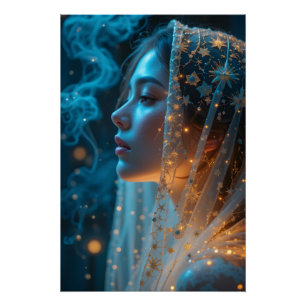 Enchanted Light Portrait Poster