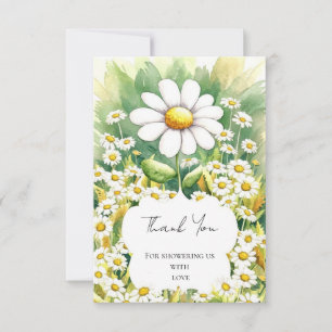 Enchanted Little Daisy Baby Shower Thank You Card
