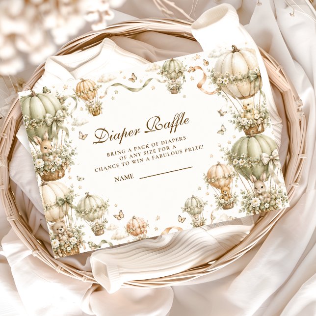 Enchanted Little Pumpkin Diaper Raffle Enclosure Card (Creator Uploaded)