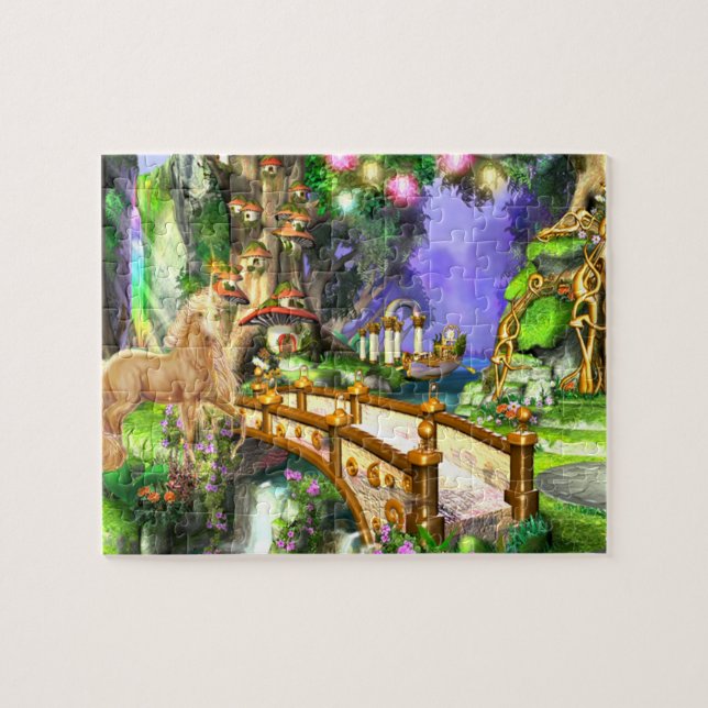Enchanted Magical Unicorn Jigsaw Puzzle (Horizontal)