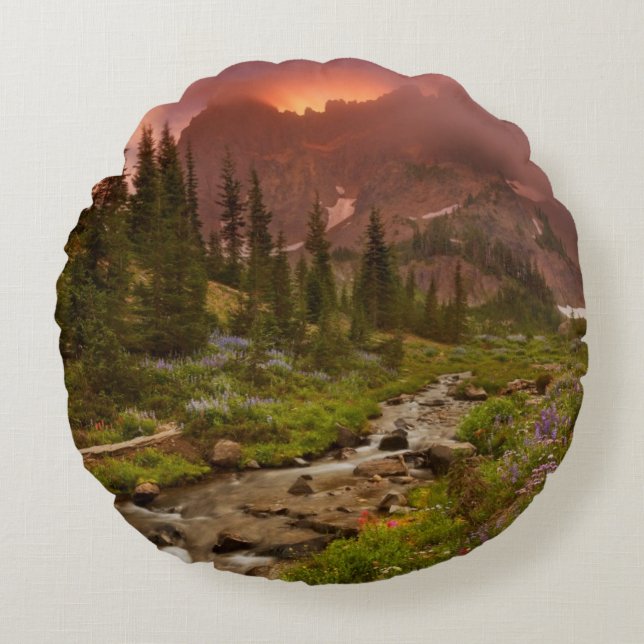 Enchanted Meadows Round Cushion (Front)
