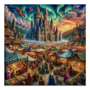 Enchanted Medieval Fair Poster